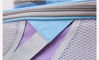 Khaki Portable Pet Carrier Backpack - Spacious, Breathable, and Travel-Friendly for Cats and Small Dogs